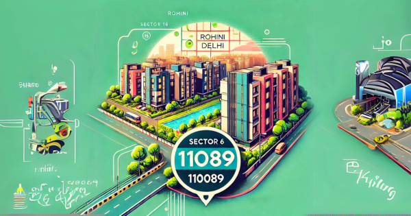 sector 16 Rohini pin code